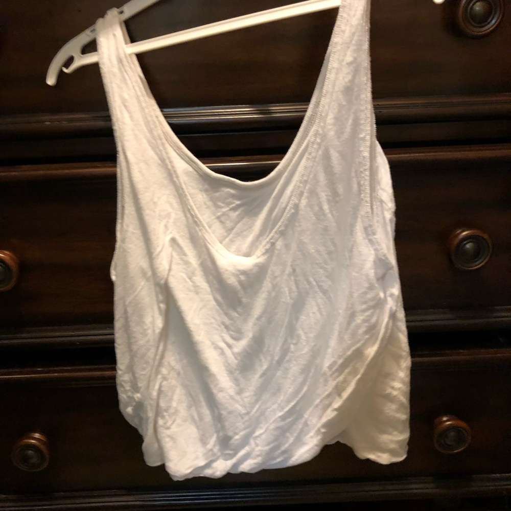 Free People open wrap tank top